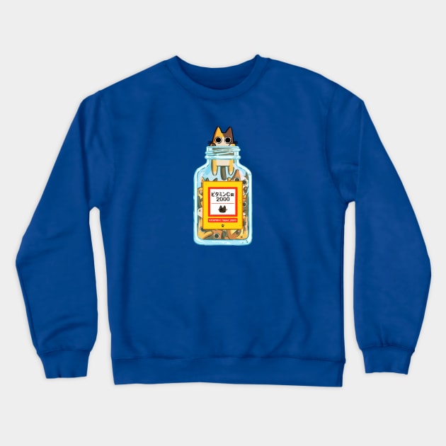 Vitamin C Crewneck Sweatshirt by Extra Ordinary Comics